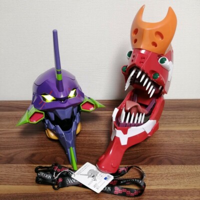 その他 USJ POPCORN BUCKET EVANGELION UNIT 01&02 Evangelion Popcorn Bucket Unit 01 02 Universal Studios Japan