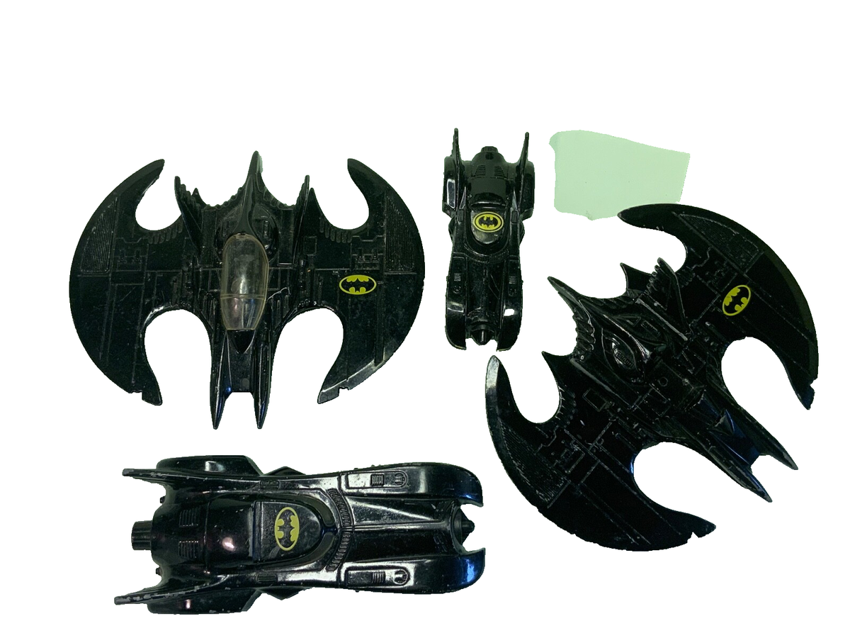 rare die-cast batman toys 1989 BATWING bat plane ERTL DC comics