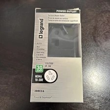 Legrand 388CC6 Surface Mount Outlet 30A 125/250V 3P, 3W Pass & Seymour