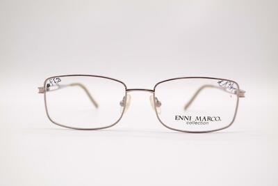 Enni Marco IV11-007 07 Copper Oval Glasses Eyeglass Frame New