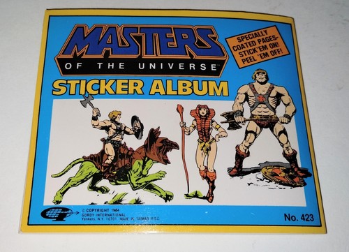 Vintage Masters of the Universe 1984 Orko with puffy sticker album MOTU He man - Picture 15 of 18