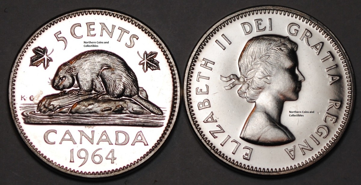 1964年 ニッケル 5セント Canada 1964 5 cents Nice PL Five Cents Canadian Nickel | eBay