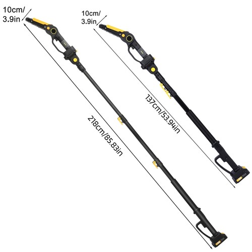Cordless Battery Pole Chain Saw Electric Extendable Chainsaw Tree Pruner Trimmer - Picture 2 of 10