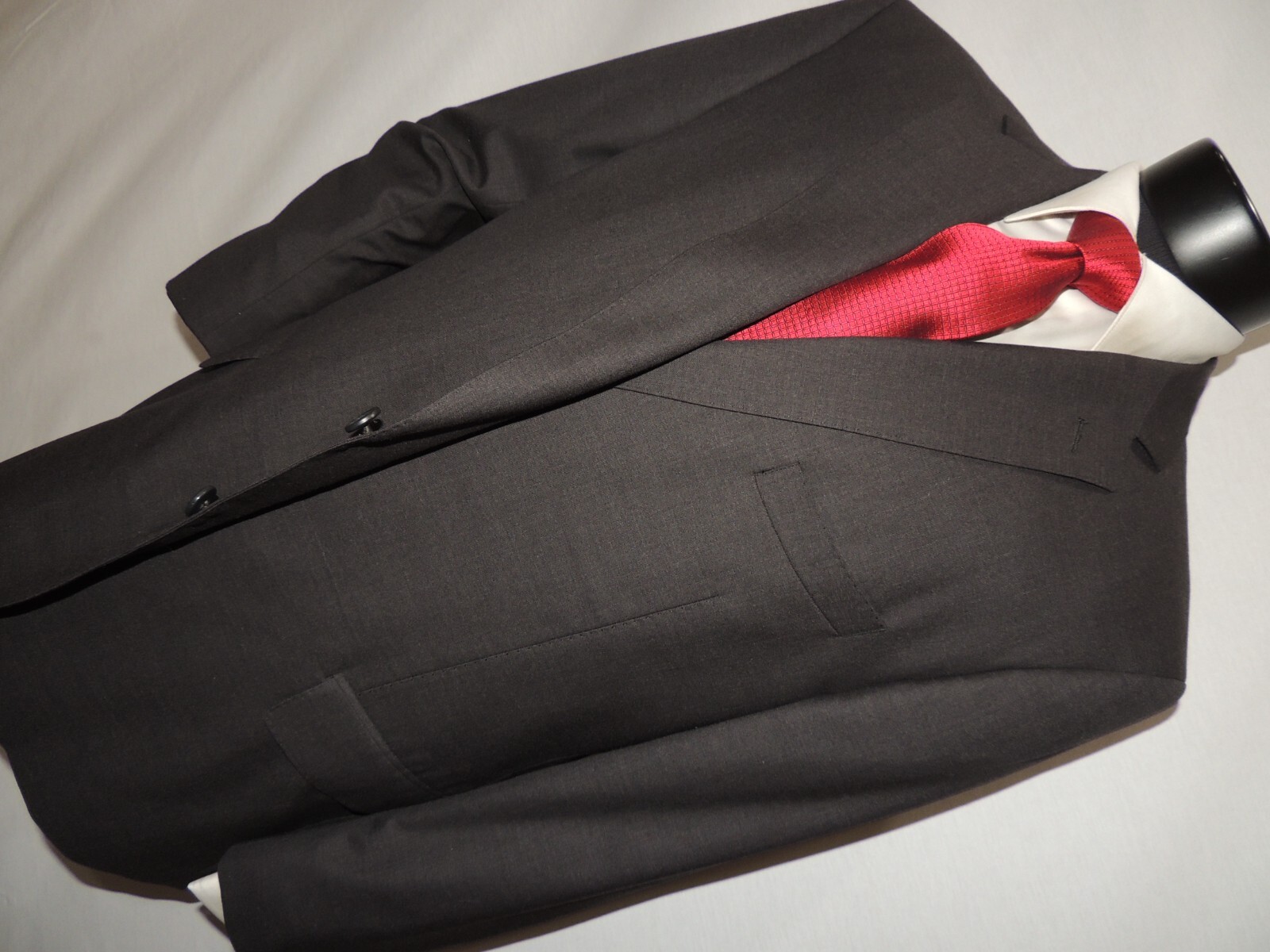 Bluejacket Men's solid Gray wool & cashmere suit … - image 1