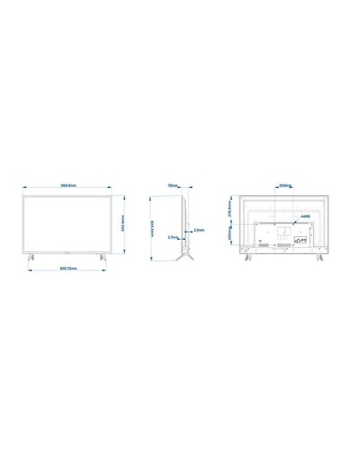 TV PHILIPS PROFESSIONALE 43HFL5114/12 43" LED FULL HD SMART TV - Foto 3 di 5