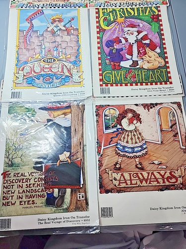 VTG Mary Engelbreit Iron on Transfers Lot Daisy Kingdom