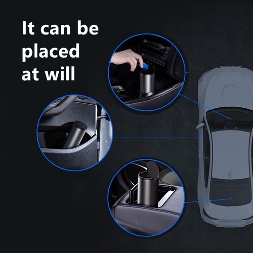 Baseus Car Trash Bin Alloy Garbage Can + 90 trash bags - Picture 5 of 9