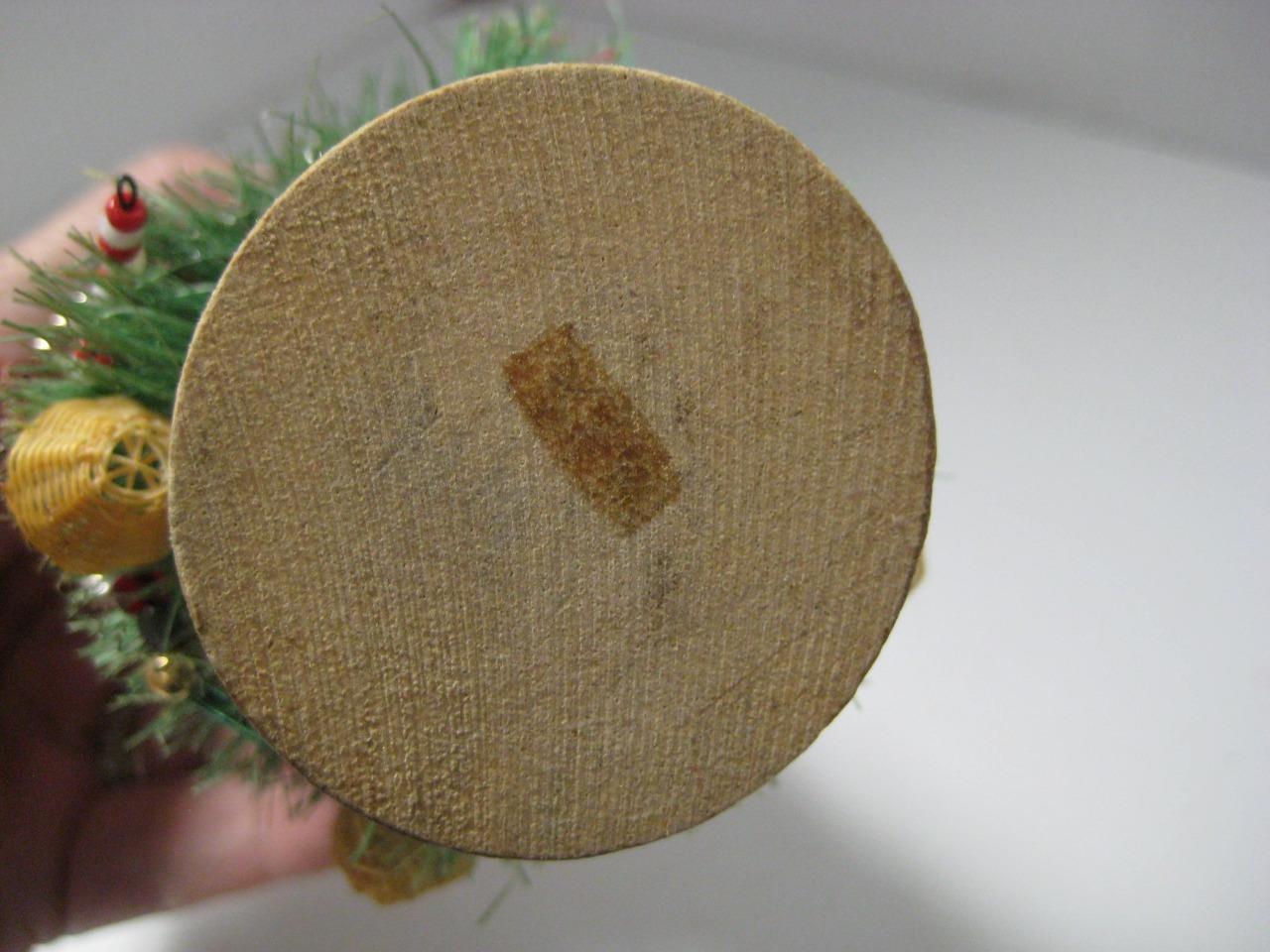 Vintage Christmas Decorated Bottle Brush Tree eBay