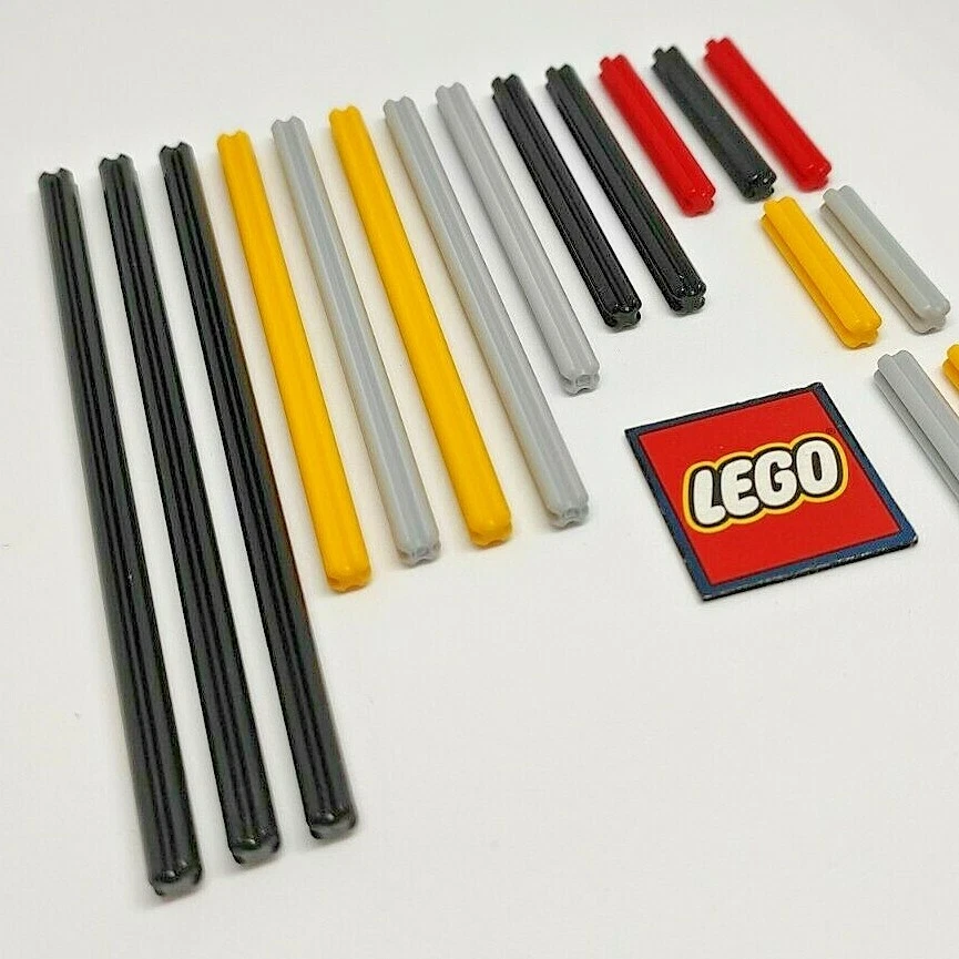 LEGO Technic Axles Choose Length Colour Packs of 4 Design 4519 3706 etc