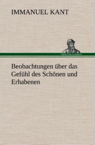 Thumbnail - Beobachtungen Über Das Gefühl Des Schönen Und Erhabenen 2137