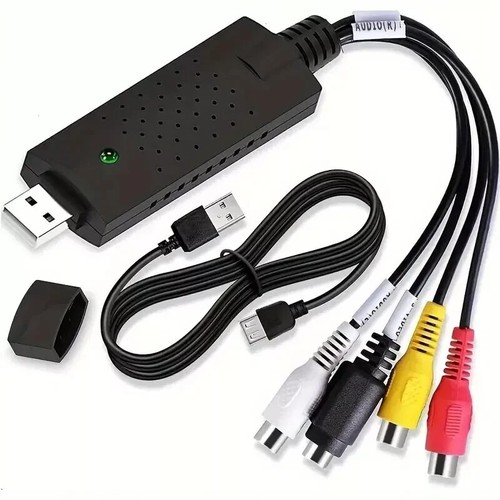 USB Video Capture Card Easy Cap VHS VCR Mini DV Hi8 DVD to Digital Converter - Picture 6 of 6