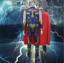 Thor Love and Thunder Costume Cosplay Jumpsuit Cloak Outfit Halloween Kids/adult