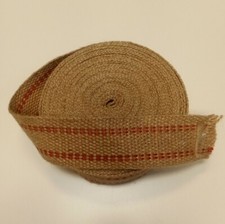Upholstery Red Line Jute Webbing, Chair Webbing, 35 ft