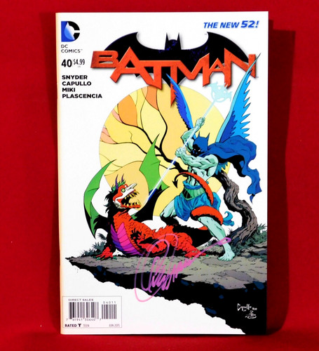 BATMAN #40 THE NEW 52! JOKER SIGNED BY ARTIST GREG CAPULLO