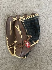 Rawlings RBG36BC 12.5 Inch Leather Zero Shock Baseball Glove Right Hand Throw.