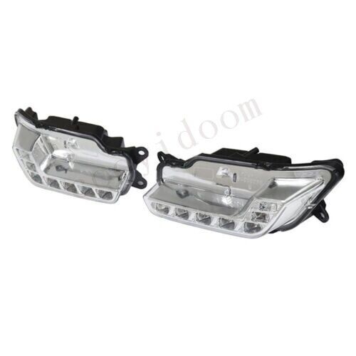 Left Right Daytime Light Lower Bumper Grille For 2009-13 Mercedes W212 E300 350 - Picture 7 of 8