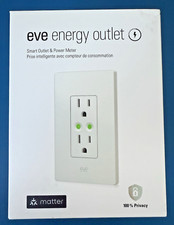 EVE Energy Outlet (w/ Matter) Smart Outlet & Power Meter Alexa Google Apple Home