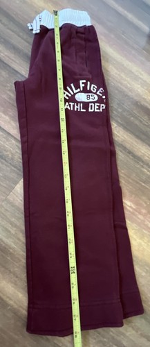 Hilfiger Sweatpants (Size S/P) Burgundy/White - Picture 3 of 5