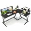 l shaped computer corner desk oversized home office gaming table study writing