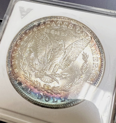 1882-S Morgan Silver Dollar Graded MS65 by ANACS Old Case Nice