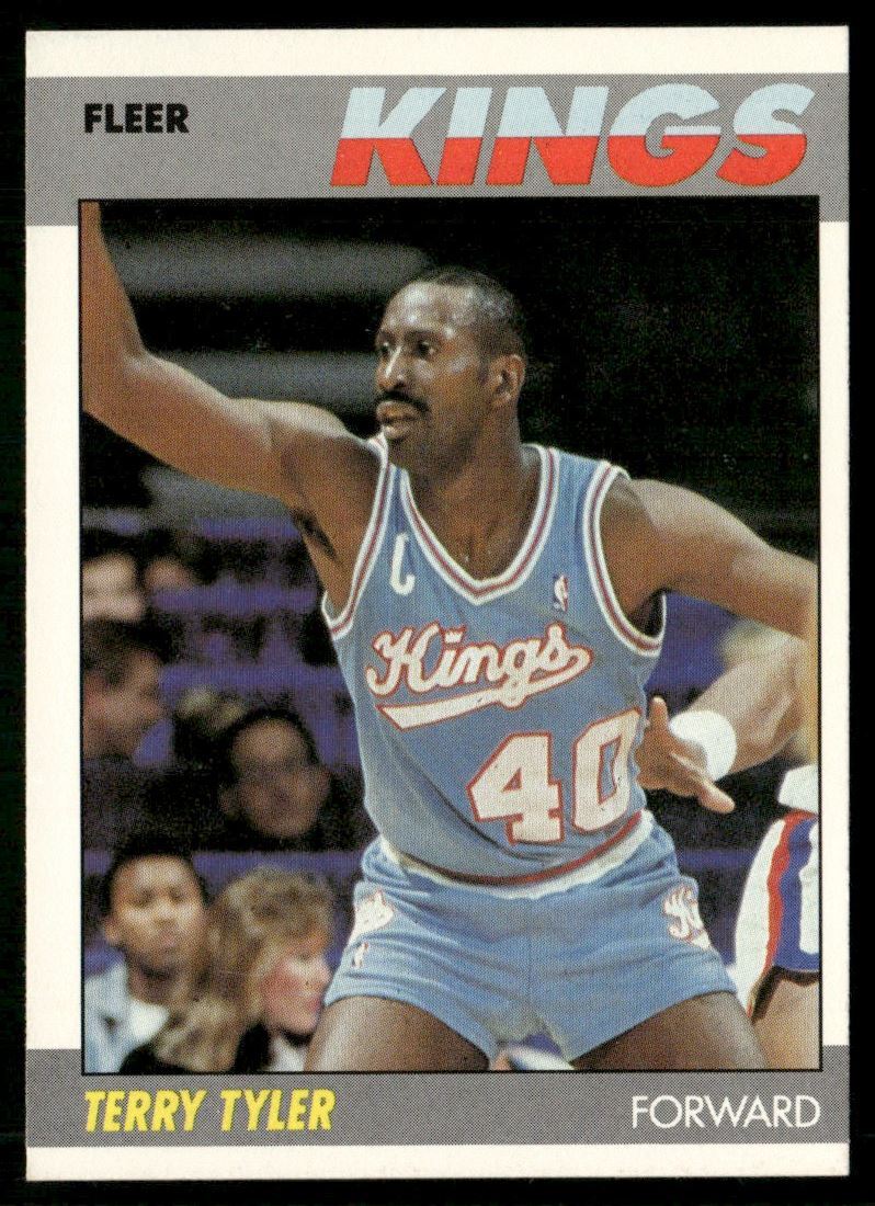 1987-88 Fleer Terry Tyler Sacramento Kings #114 *E*
