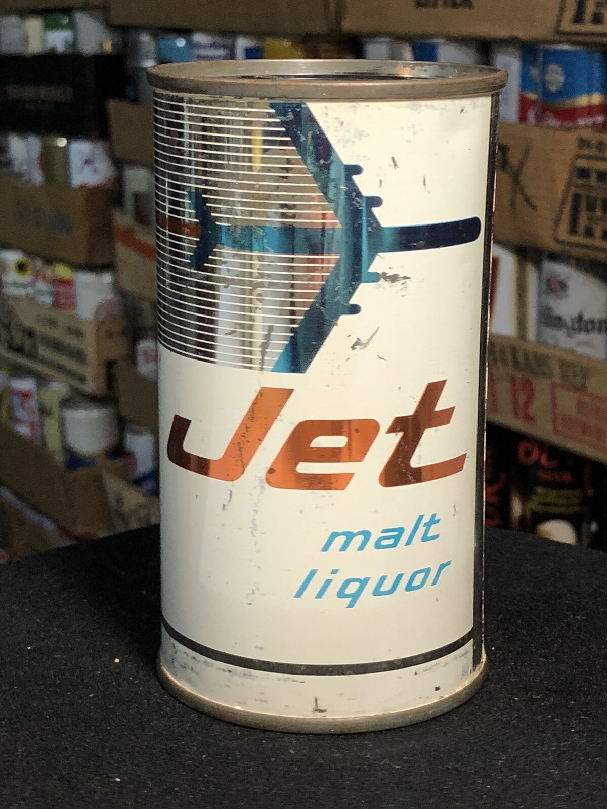 Vintage JET MALT LIQUOR Flat Top Beer Can Westminster Brewing Chicago