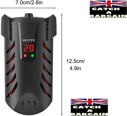 DONGKER Aquariumheizung, 100W Aquariumheizung mit externer Steuerung (P992) - Bild 2 von 6