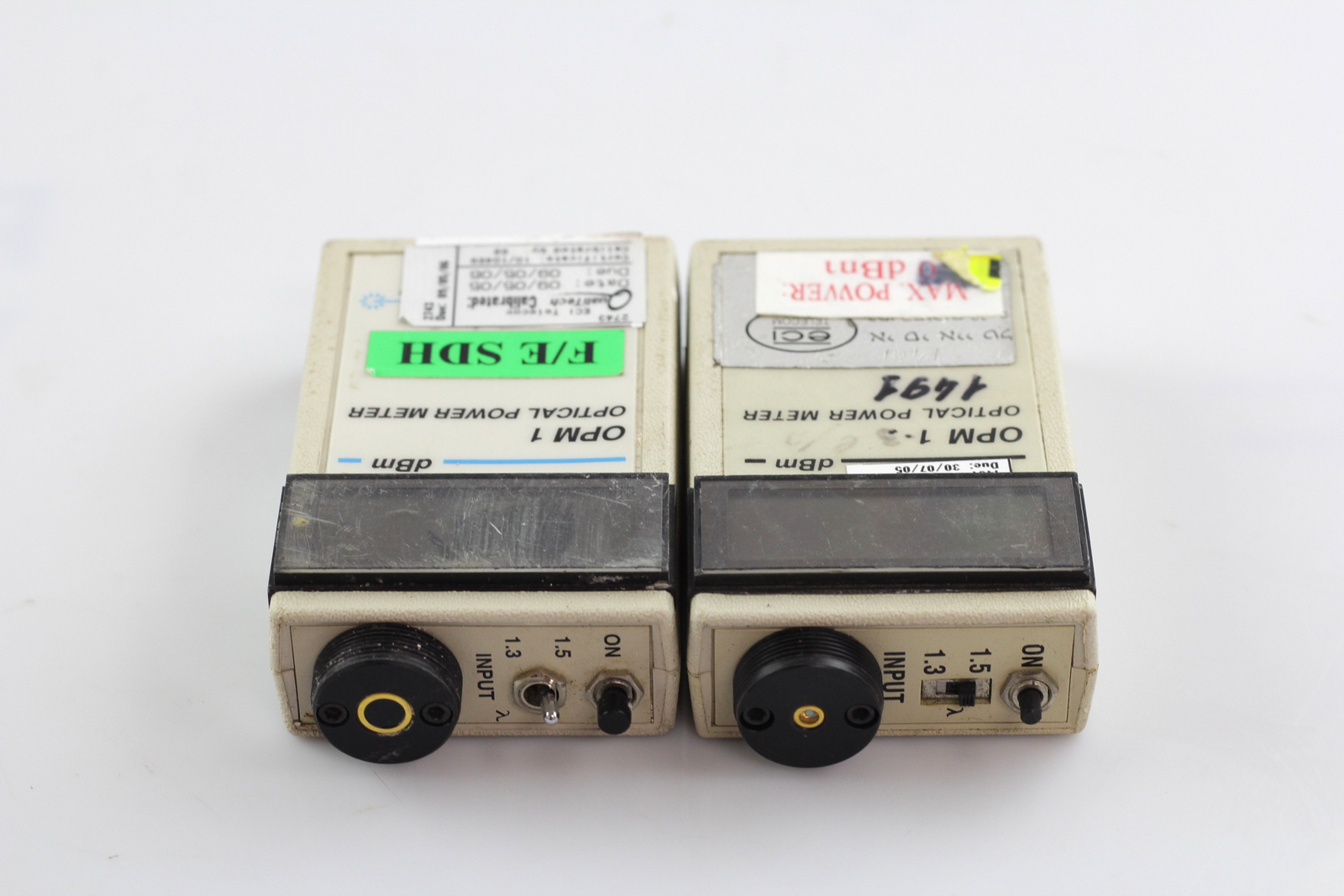 LOT OF 2 Noyes Fiber Systems OPM1 Optical Power Meter - OPM1