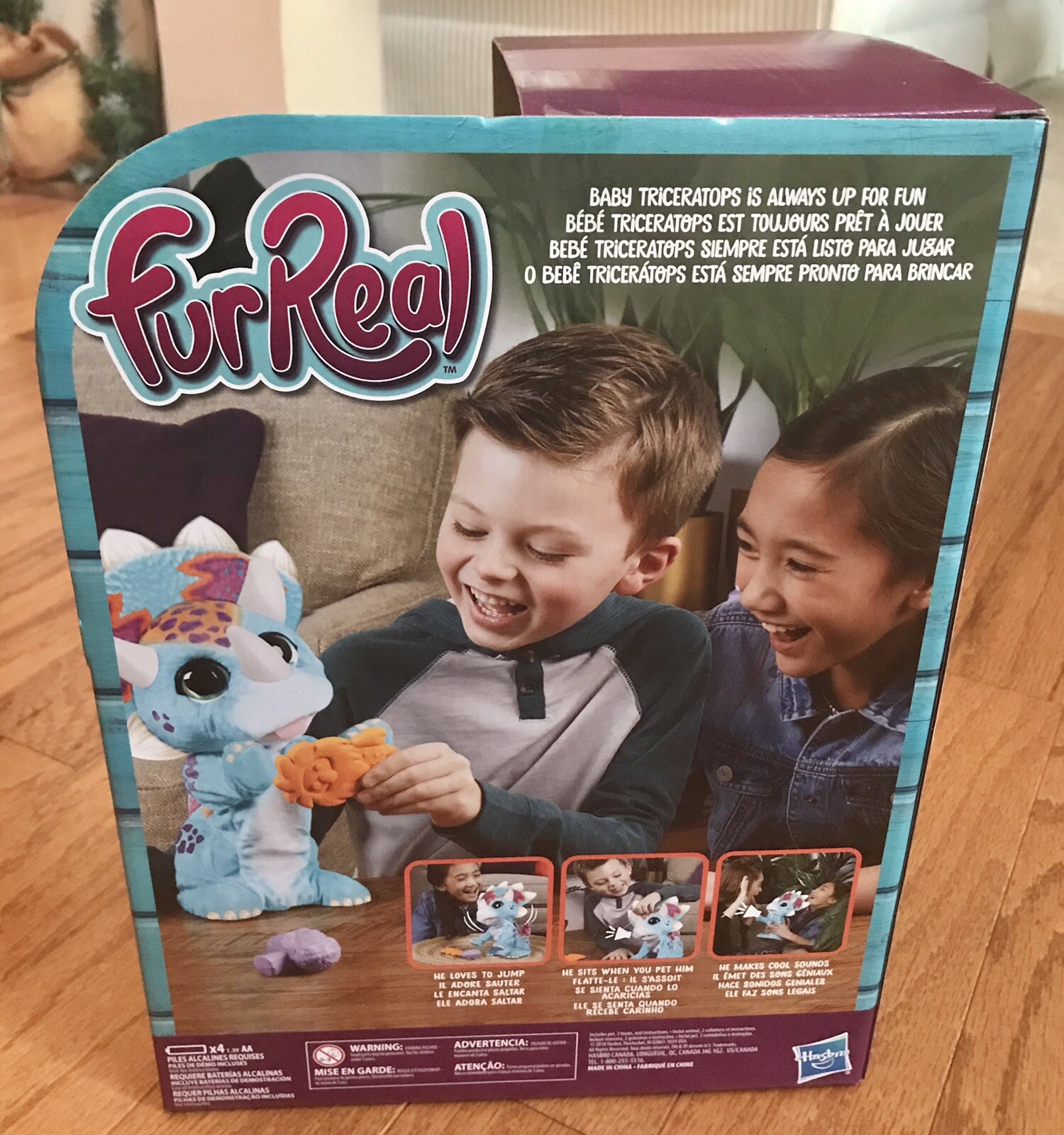 furreal hoppin topper interactive plush pet toy