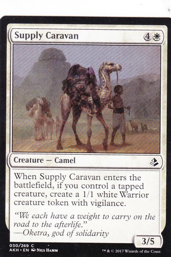 Supply Caravan Amonkhet White Magic the Gathering MTG x1 - Picture 1 of 2