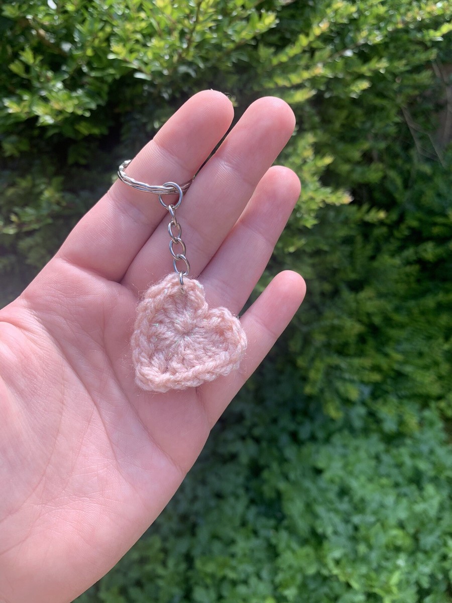 Alhudapk Com My Name Pix Heart Keychain Handmade Crochet Crochet