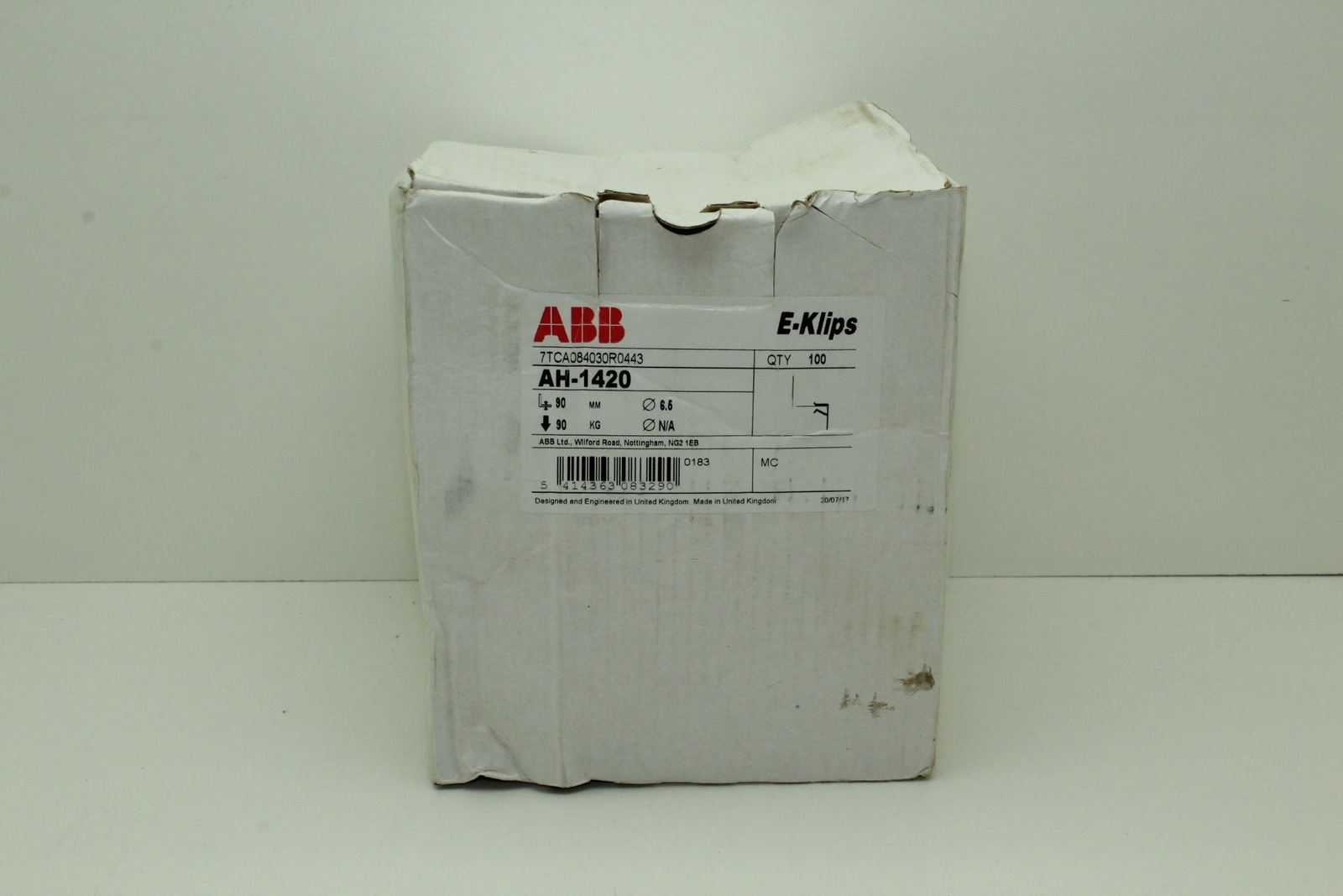 ABB AH-1420 (7TCA084030R0443) Mounting Brackets (Pack of 100) "New & Original Packaging"