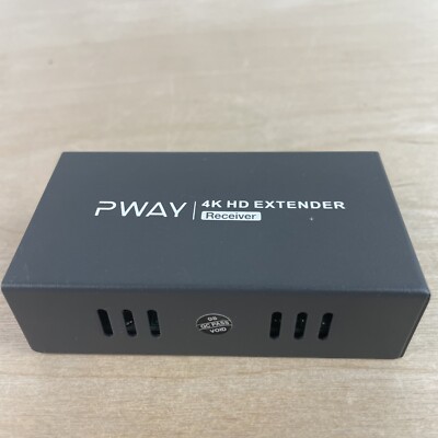 PWAYTEK 4K HDMI Extender, Ultra HD 4K@60Hz Over Cat5e/6 Up to 200ft/60m Receiver