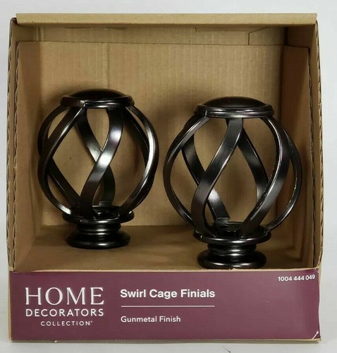 Home Decorators Swirl Cage Curtain Rod Finial In Metal Finish 1004 444 049 - Home Decorators Collection Curtain Rod Assembly Home Decorators Swirl Cage Curtain Rod Finial In Metal Finish 1004 444 049 - Home Decorators Collection Curtain Rod Assembly