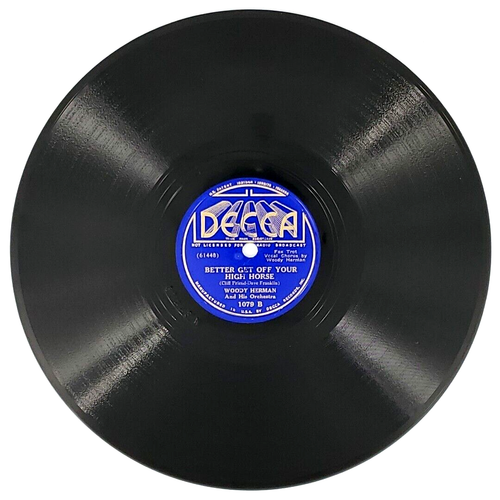 Woody Herman – Mr. Ghost Goes To Town / Better Get Off Your High Horse 78 RPM E- - Picture 4 of 6