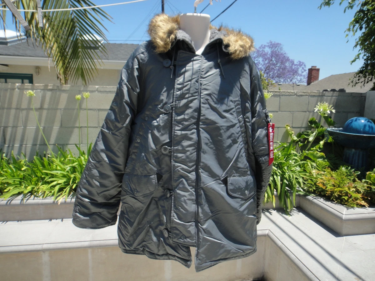 Alpha Industries TYPE N-3B (N) PARKA, Extreme Cold, Black or Gun