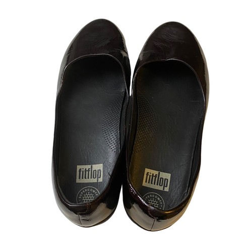 Fitflop Patent Superballerina Ballet Pumps Womenâs Size 11 | eBay