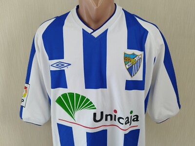 Malaga football jersey vintage home shirt 2002-2003 Umbro size XL