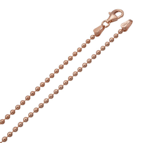 925 ECHT SILBER, ROTGOLD *** Kette rosé vergoldet 36-38-40-42-45-50-60 cm - Bild 7 von 8