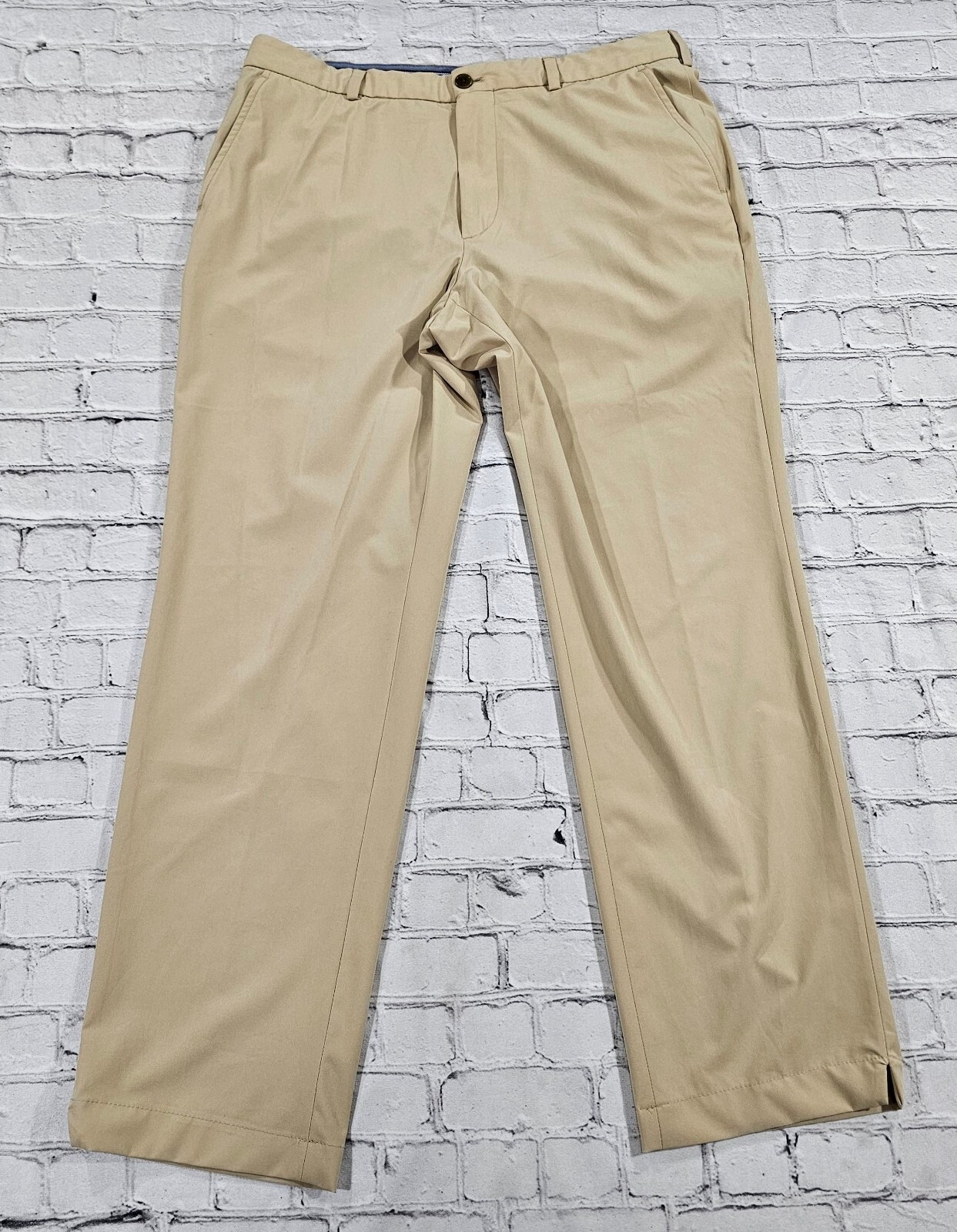 Brooks Brothers Performance Tech Beige Straight L… - image 1