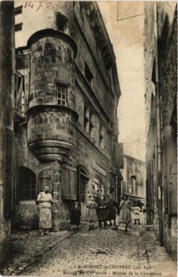 CPA AK St-BONNET-le-CHATEAU Maison Montée de la Chatelaine (688185)