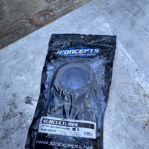 Rc Car Tire  JConcepts Ifmar World Champion Blue Compound Fits 2.8 3055-01  New - Picture 11 of 11
