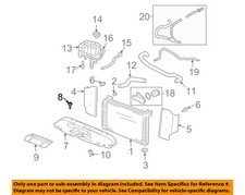 GM OEM Radiator Core Support-Upper Panel Cover Retainer Clip 11561878