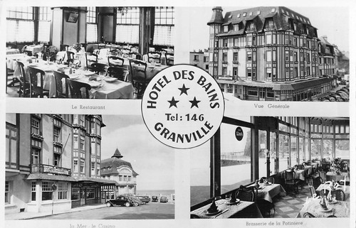 BR103198 hotel des bains granville restaurant brasserie brewery france - Picture 1 of 2