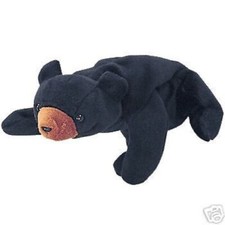 Ty Beanie Baby Blackie The Bear 4011 1993-1994 NO TAG PRE-OWNED PELLET FILLED