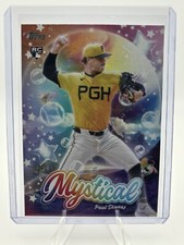 PAUL SKENES 2024 TOPPS UPDATE SERIES MYSTICAL INSERT (RC) #MYS-27 PIRATES