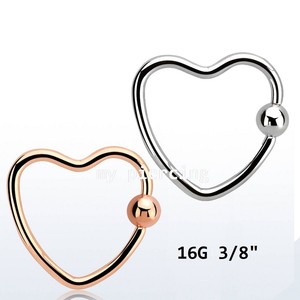 Covet Jewelry Rose Gold Plated Horseshoe with Balls