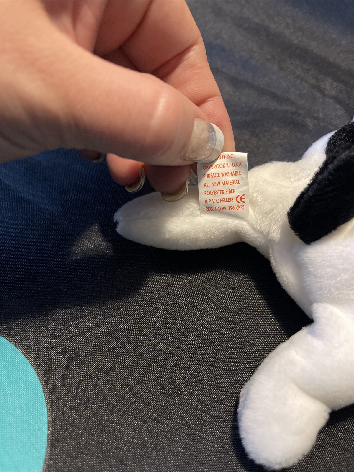 TY Beanie Baby SPOT the Dog 1993 PVC Pellets Deutschland eBay