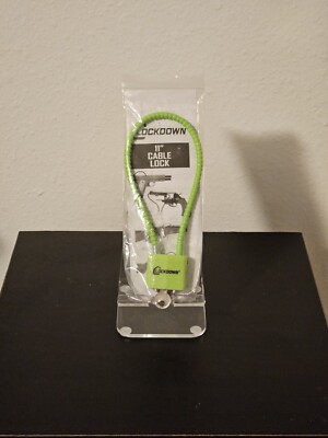 New Lockdown 11  Gun Cable Lock With 2 Keys Handgun Rifle