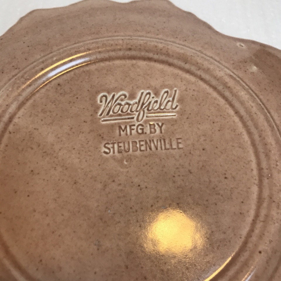 Vintage WOODFIELD STEUBENVILLE 9" Leaf Shape Salad Plate Rose Pink eBay